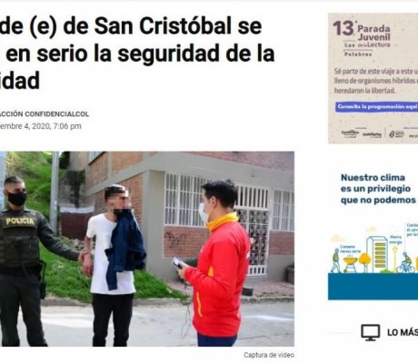 Alcalde (e) de San Cristóbal se tomó en serio la seguridad de la localidad