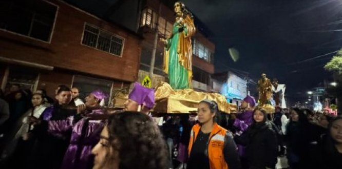 Imagen alcaldía San Cristóbal imagen de celebración religiosa