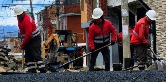 SAN CRISTOBAL Recuperación vial avanza en el barrio Montebello con intervención de 240 metros cuadrados